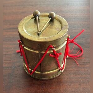 Brass Drum Ornament
